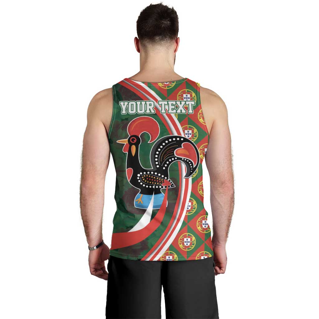 Personalized Portugal Rooster of Barcelos Men Tank Top Portuguese Flag