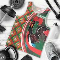 Personalized Portugal Rooster of Barcelos Men Tank Top Portuguese Flag