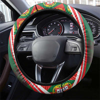Portugal Rooster of Barcelos Steering Wheel Cover Portuguese Flag