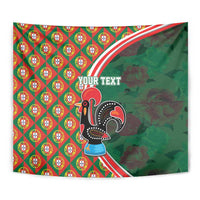 Personalized Portugal Rooster of Barcelos Tapestry Portuguese Flag