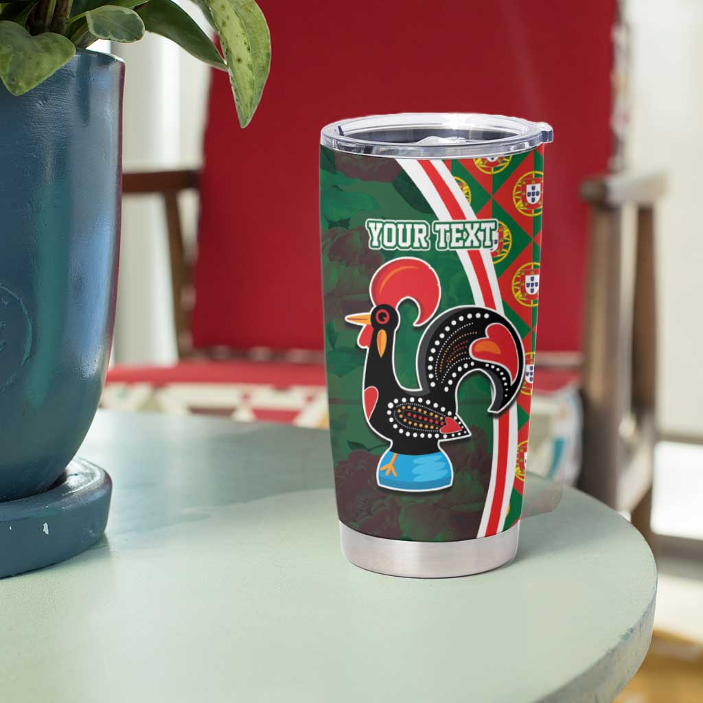 Personalized Portugal Rooster of Barcelos Tumbler Cup Portuguese Flag