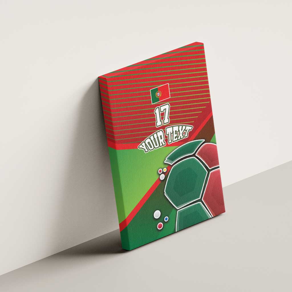 Custom Portugal Football Go Champions Canvas Wall Art Sporty Style