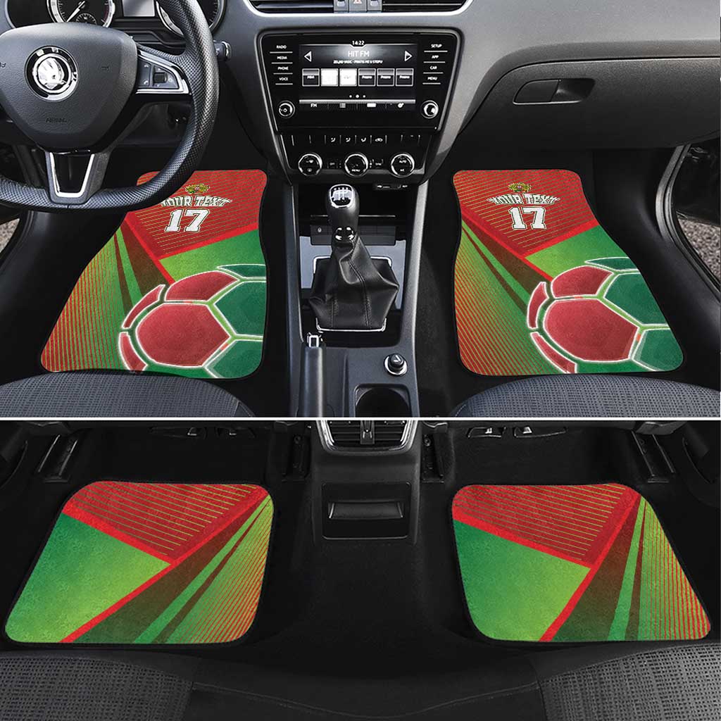 Custom Portugal Football Go Champions Car Mats Sporty Style