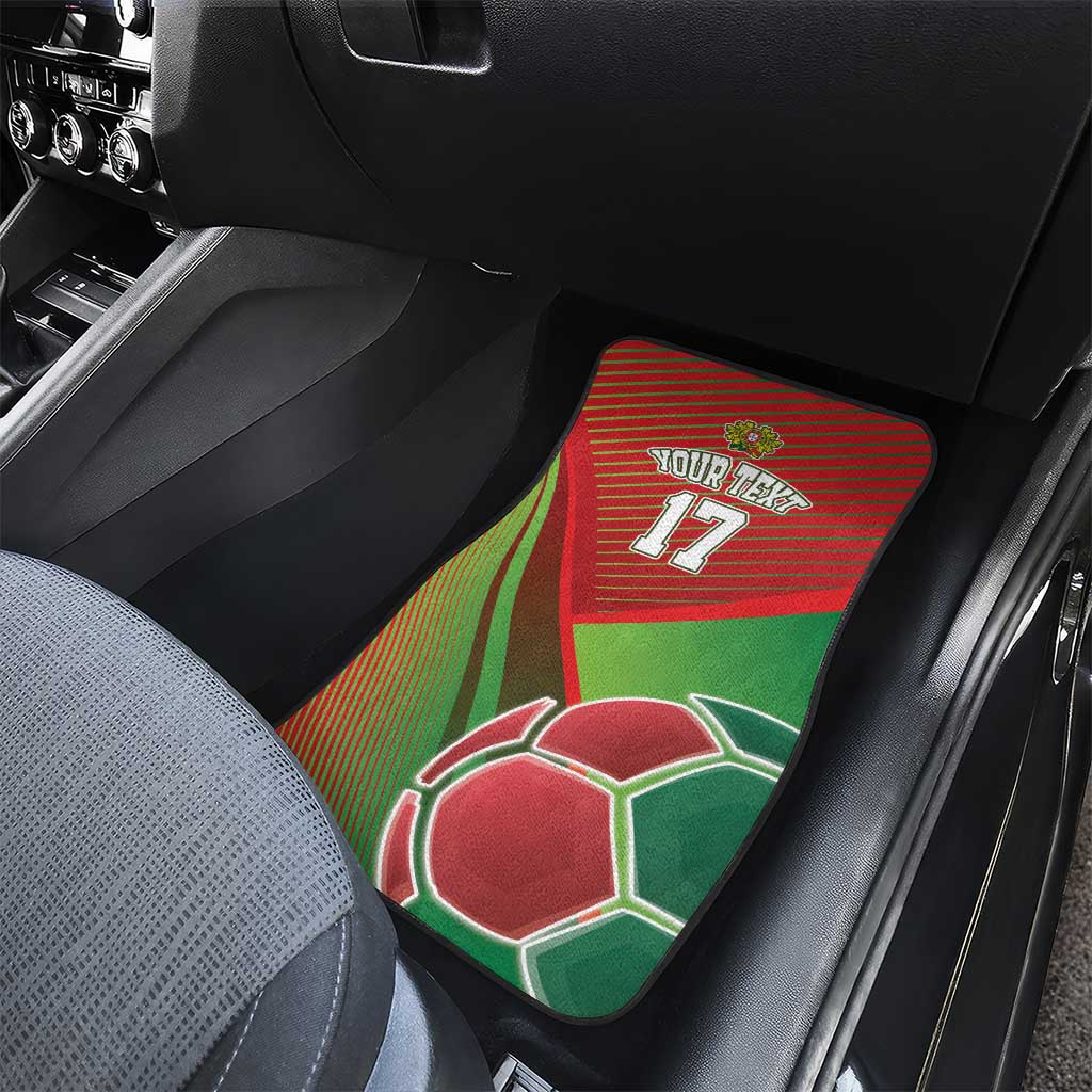 Custom Portugal Football Go Champions Car Mats Sporty Style