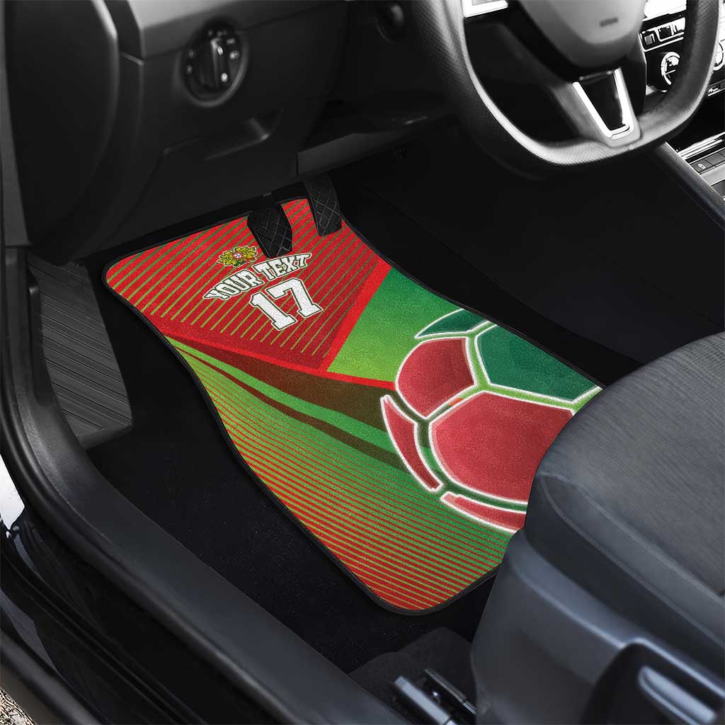 Custom Portugal Football Go Champions Car Mats Sporty Style