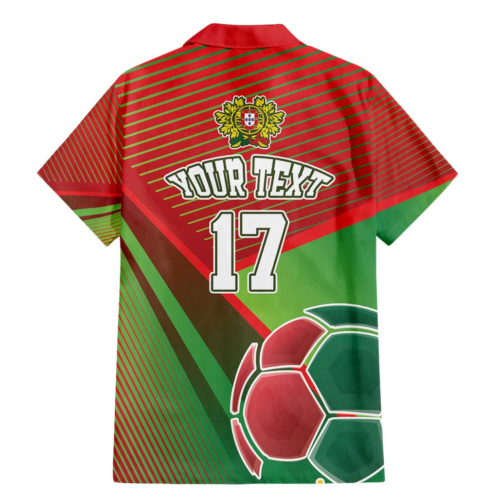 Custom Portugal Football Go Champions Family Matching Mermaid Dress and Hawaiian Shirt Sporty Style