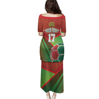 Custom Portugal Football Go Champions Family Matching Puletasi and Hawaiian Shirt Sporty Style