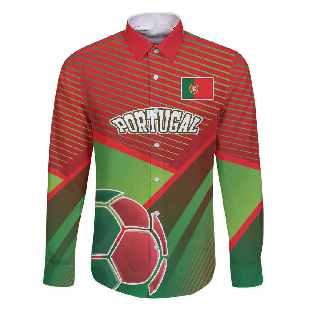 Custom Portugal Football Go Champions Family Matching Short Sleeve Bodycon Dress and Hawaiian Shirt Sporty Style