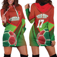 Custom Portugal Football Go Champions Hoodie Dress Sporty Style