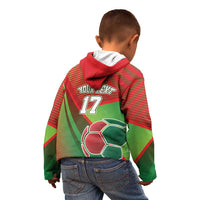 Custom Portugal Football Go Champions Kid Hoodie Sporty Style