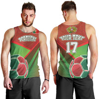 Custom Portugal Football Go Champions Men Tank Top Sporty Style