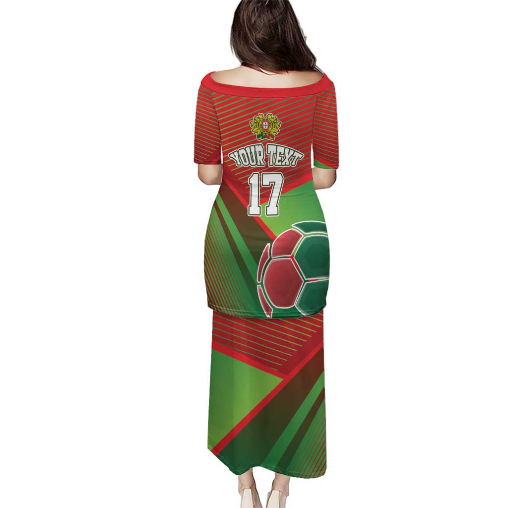 Custom Portugal Football Go Champions Puletasi Sporty Style