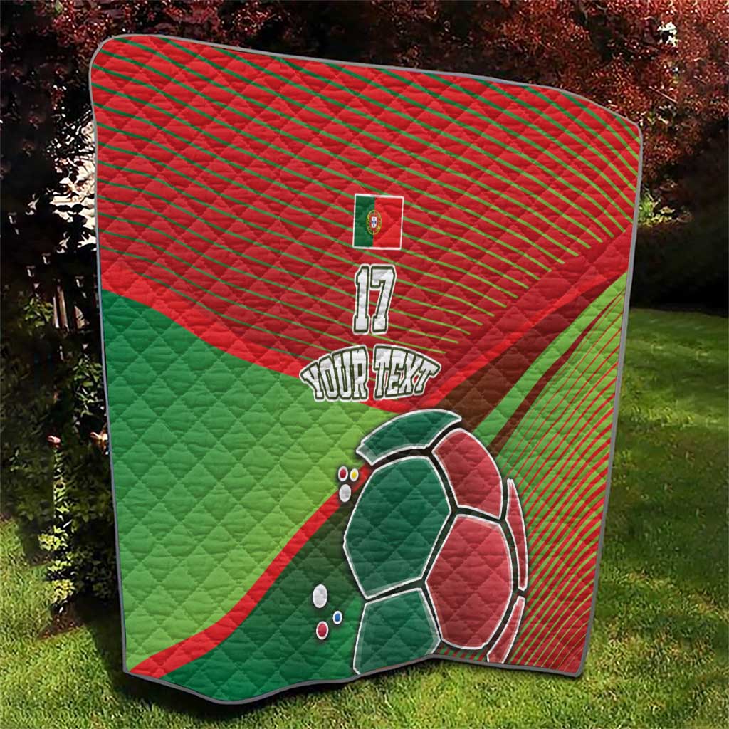Custom Portugal Football Go Champions Quilt Sporty Style