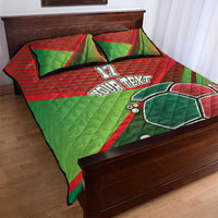 Custom Portugal Football Go Champions Quilt Bed Set Sporty Style