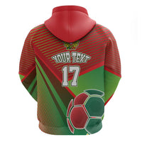 Custom Portugal Football Go Champions Zip Hoodie Sporty Style