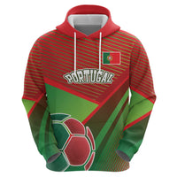 Custom Portugal Football Go Champions Zip Hoodie Sporty Style