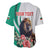 Personalized Bulgaria Coat of Arms Baseball Jersey A Crowned Golden Lion with Rose
