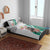 Personalized Bulgaria Coat of Arms Bedding Set A Crowned Golden Lion with Rose