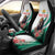 Personalized Bulgaria Coat of Arms Car Seat Cover A Crowned Golden Lion with Rose