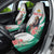 Personalized Bulgaria Coat of Arms Car Seat Cover A Crowned Golden Lion with Rose