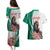Personalized Bulgaria Coat of Arms Couples Matching Puletasi and Hawaiian Shirt A Crowned Golden Lion with Rose