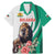 Personalized Bulgaria Coat of Arms Family Matching Mermaid Dress and Hawaiian Shirt A Crowned Golden Lion with Rose