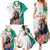 Personalized Bulgaria Coat of Arms Family Matching Summer Maxi Dress and Hawaiian Shirt A Crowned Golden Lion with Rose