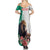 Personalized Bulgaria Coat of Arms Family Matching Summer Maxi Dress and Hawaiian Shirt A Crowned Golden Lion with Rose