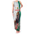 Personalized Bulgaria Coat of Arms Family Matching Tank Maxi Dress and Hawaiian Shirt A Crowned Golden Lion with Rose