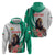 Personalized Bulgaria Coat of Arms Hoodie A Crowned Golden Lion with Rose