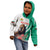 Personalized Bulgaria Coat of Arms Kid Hoodie A Crowned Golden Lion with Rose