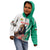 Personalized Bulgaria Coat of Arms Kid Hoodie A Crowned Golden Lion with Rose