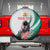 Personalized Bulgaria Coat of Arms Spare Tire Cover A Crowned Golden Lion with Rose