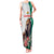 Personalized Bulgaria Coat of Arms Tank Maxi Dress A Crowned Golden Lion with Rose