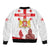 Personalized Georgia National Unity Day Bomber Jacket 9th April with Coat of Arms and Flag
