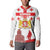 Personalized Georgia National Unity Day Button Sweatshirt 9th April with Coat of Arms and Flag