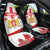 Personalized Georgia National Unity Day Car Seat Cover 9th April with Coat of Arms and Flag