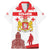 Personalized Georgia National Unity Day Family Matching Mermaid Dress and Hawaiian Shirt 9th April with Coat of Arms and Flag