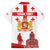Personalized Georgia National Unity Day Family Matching Short Sleeve Bodycon Dress and Hawaiian Shirt 9th April with Coat of Arms and Flag