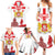 Personalized Georgia National Unity Day Family Matching Summer Maxi Dress and Hawaiian Shirt 9th April with Coat of Arms and Flag