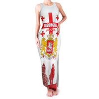 Personalized Georgia National Unity Day Family Matching Tank Maxi Dress and Hawaiian Shirt 9th April with Coat of Arms and Flag