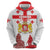 Personalized Georgia National Unity Day Hoodie 9th April with Coat of Arms and Flag