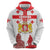 Personalized Georgia National Unity Day Hoodie 9th April with Coat of Arms and Flag