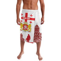 Personalized Georgia National Unity Day Lavalava 9th April with Coat of Arms and Flag