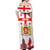 Personalized Georgia National Unity Day Off Shoulder Maxi Dress 9th April with Coat of Arms and Flag