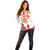 Personalized Georgia National Unity Day Off Shoulder Sweater 9th April with Coat of Arms and Flag