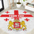 Personalized Georgia National Unity Day Round Carpet 9th April with Coat of Arms and Flag