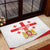 Personalized Georgia National Unity Day Rubber Doormat 9th April with Coat of Arms and Flag