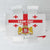Personalized Georgia National Unity Day Tablecloth 9th April with Coat of Arms and Flag