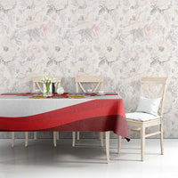 Personalized Georgia National Unity Day Tablecloth 9th April with Coat of Arms and Flag